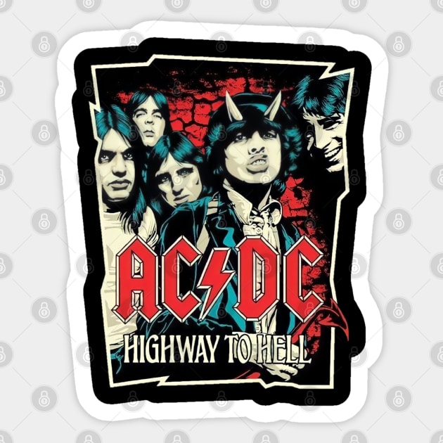 acdc Sticker by Maria crew